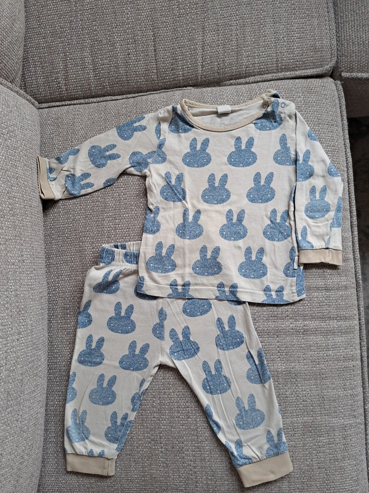 Miffy setje maat 74 - Nijntje pyjama blauw, Ophalen, Miffy, Gebruikt, Setje