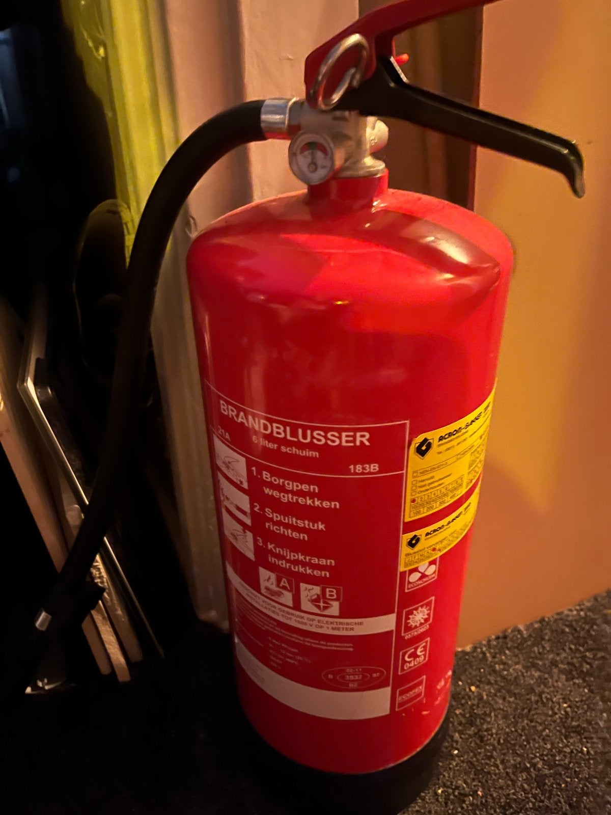 Nieuwe Brandblusser 6 liter schuim, Ophalen, Nieuw, Brandblusser