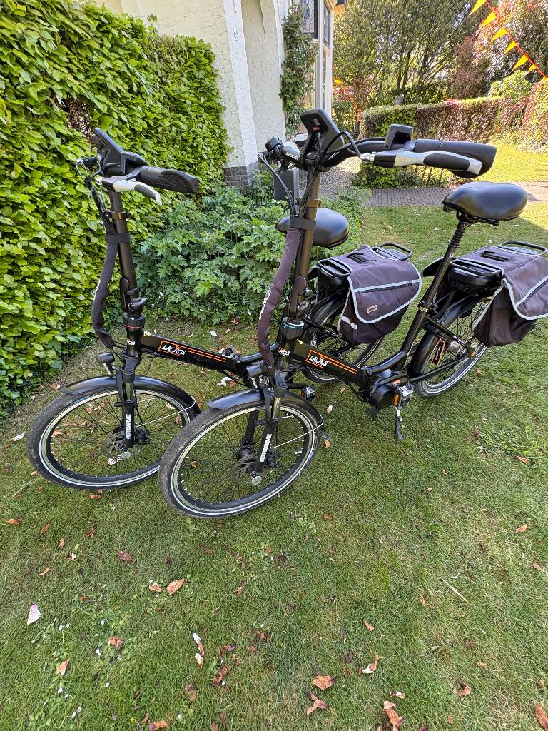 Twee Lacros fietsen, Fietsen en Brommers, Fietsen | Vouwfietsen, 20 inch of meer, Gebruikt, Versnellingen, Deels opvouwbaar