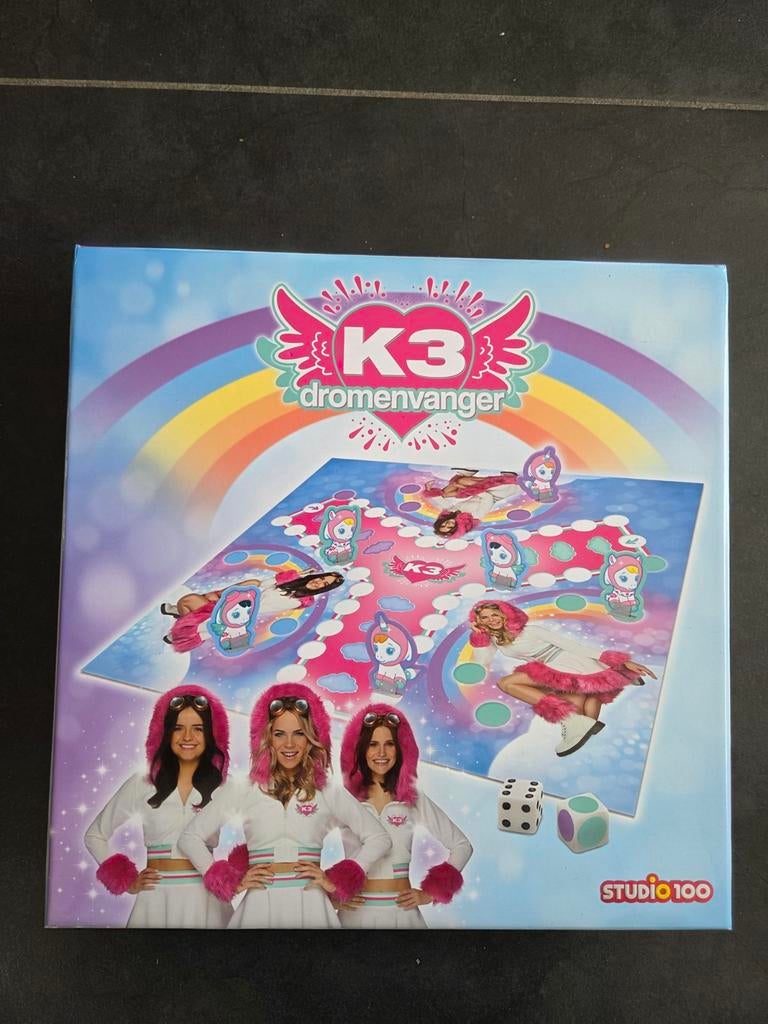 K3 dromenvanger spel ZGAN, Drie of vier spelers, Ophalen of Verzenden, Zo goed als nieuw, Studio 100