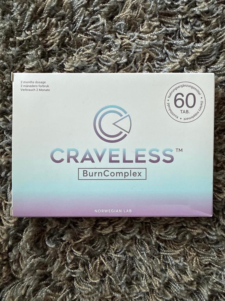 CRAVELESS BurnComplex - 60 tabletten (2 maanden), Sieraden, Tassen en Uiterlijk, Uiterlijk | Dieet en Afvallen, Verzenden, Nieuw