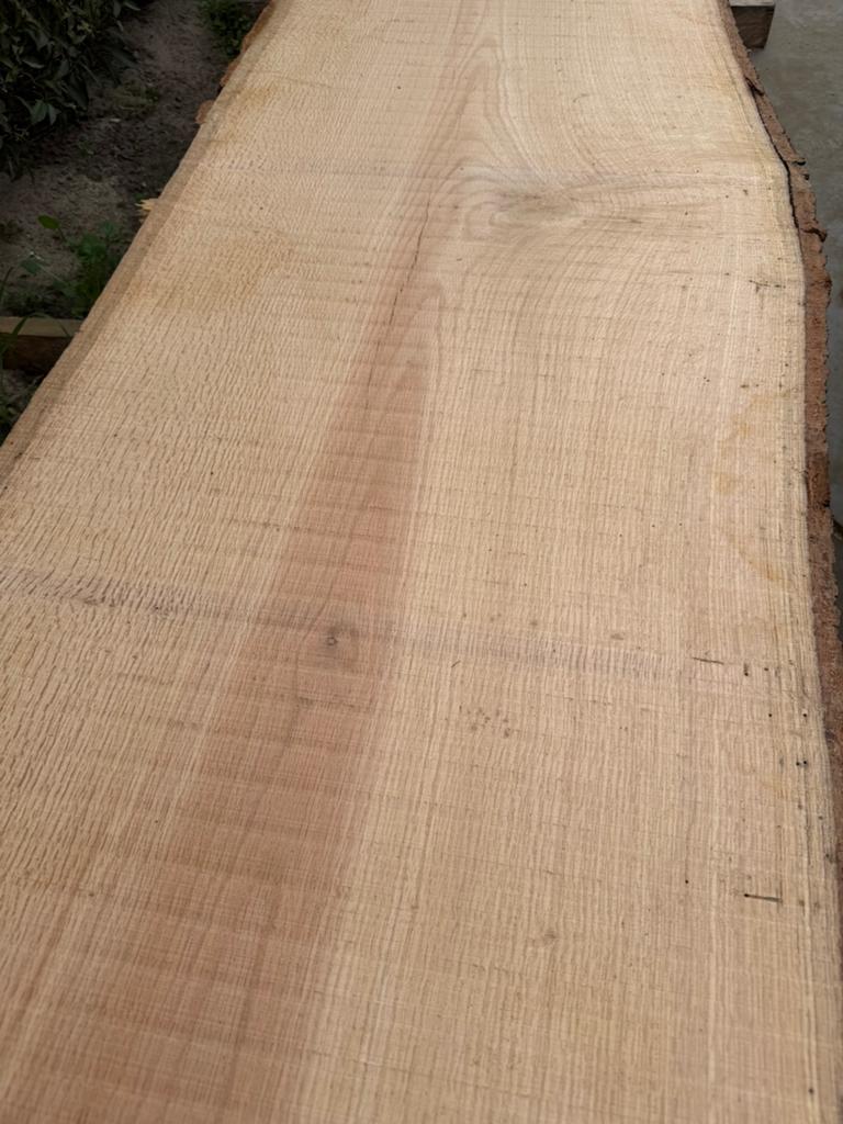 Mooi eiken Schaaldelen 250x50x4 cm, Ophalen, Zo goed als nieuw, 250 cm of meer, Planken
