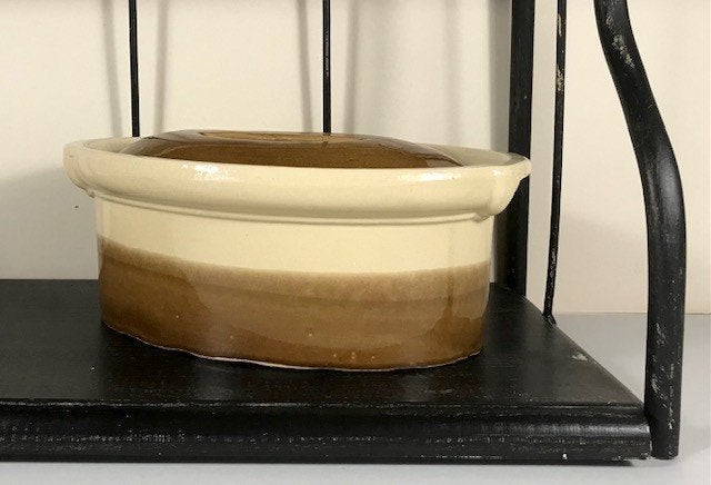 Vintage Franse paté terrine La Bourguignonne, Antiek en Kunst, Antiek | Keramiek en Aardewerk, Ophalen of Verzenden