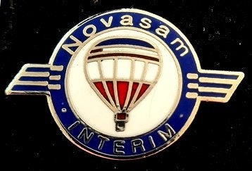 Novasam- Interim ballon pin, Verzenden, Nieuw, Transport, Speldje of Pin