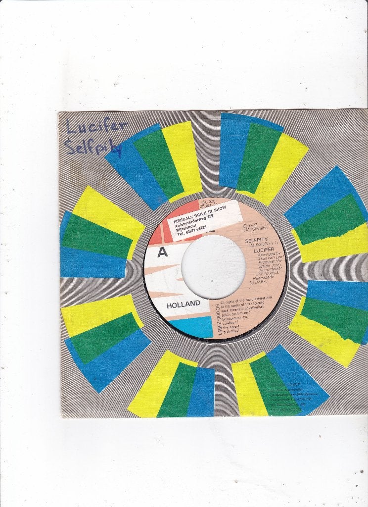 Single Lucifer - Selfpity, Ophalen of Verzenden, Gebruikt, 7 inch, Pop