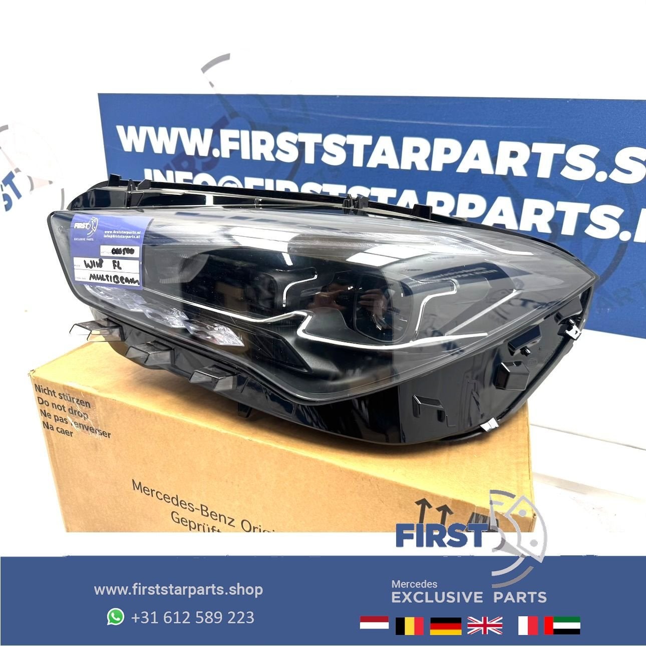 C118 W118 CLA FACELIFT KOPLAMP Mercedes LINKS MULTIBEAM 2019, Gebruikt, -, Ophalen of Verzenden, -