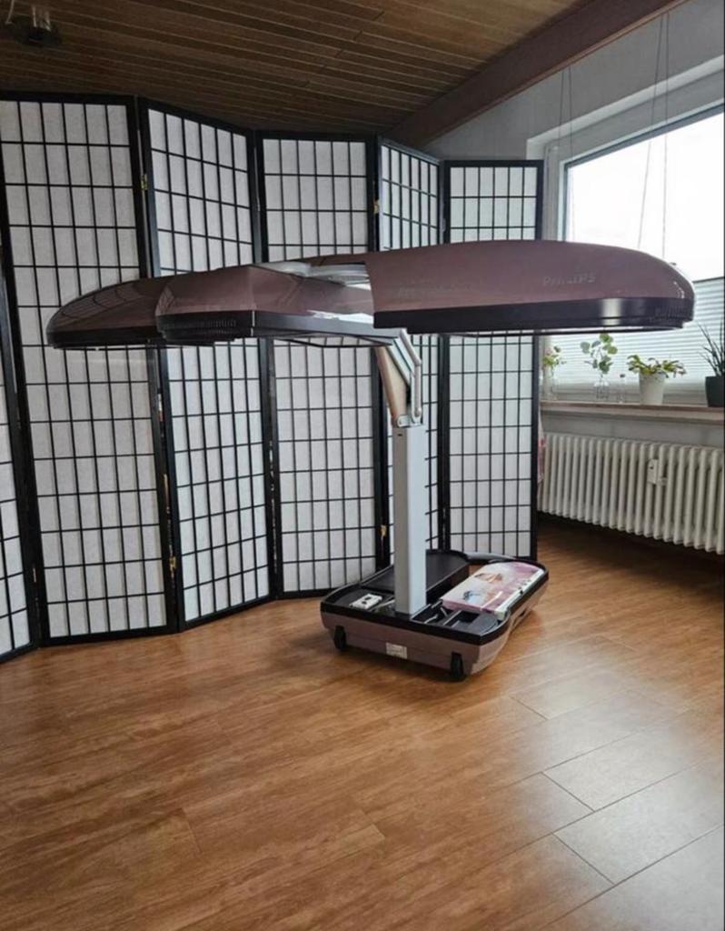 Sunmobile HB975 Infrarood Zonnebank - 45 uur gebruikt, Witgoed en Apparatuur, Zonnebanken en Gezichtsbruiners, Ophalen, Zo goed als nieuw