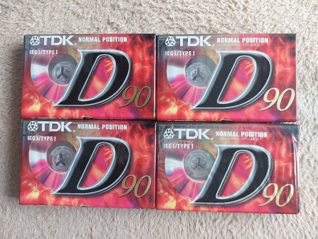 TDK  D 90 cassetebandjes ., 2 t/m 25 bandjes, Overige genres, Ophalen of Verzenden, Nieuw in verpakking