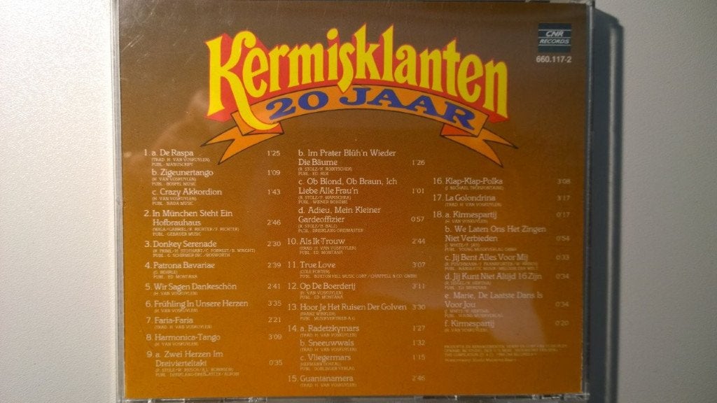 De Kermisklanten - 20 Jaar, Ophalen of Verzenden, Zo goed als nieuw, Levenslied of Smartlap, Album