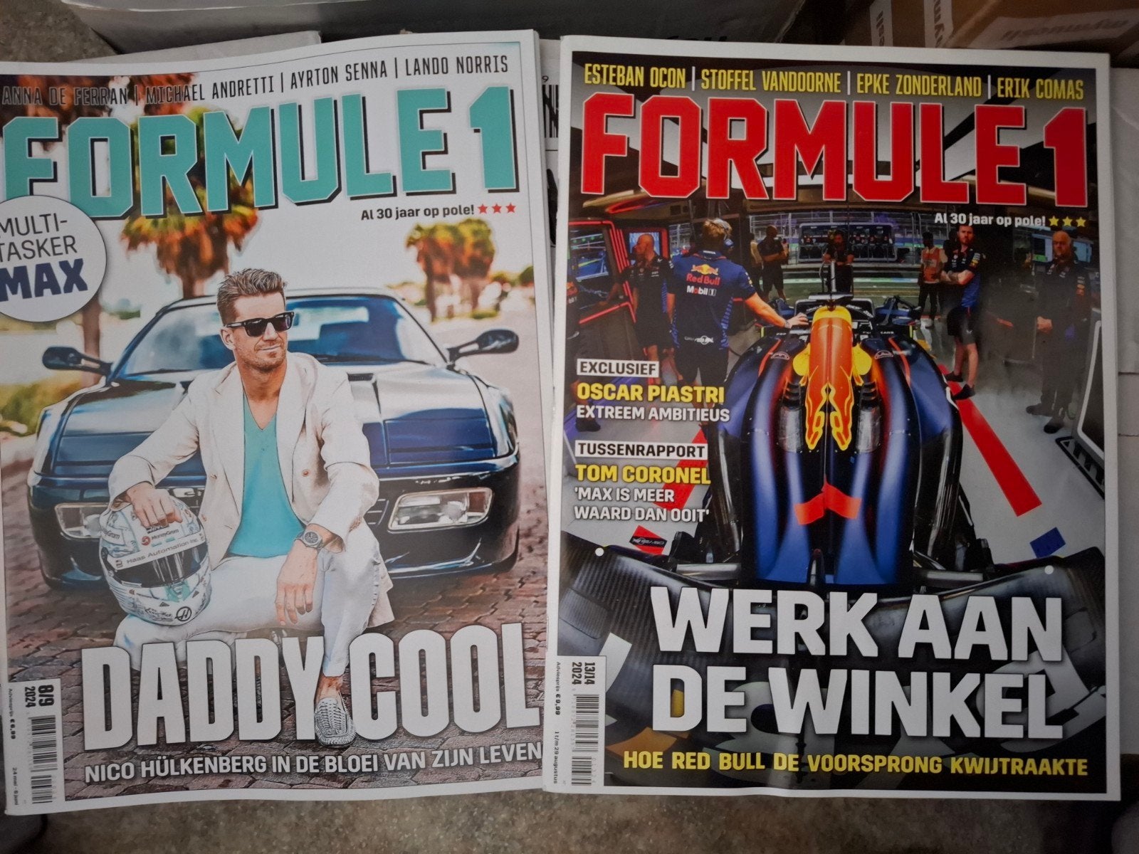 2 x Blad Formule 1 2024, Ophalen of Verzenden, Zo goed als nieuw, Sport en Vrije tijd