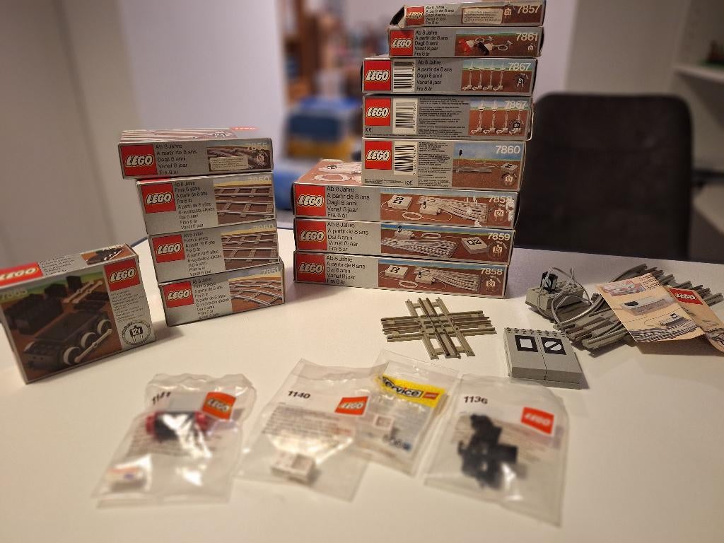 LEGO treinen jaren 80 verzameling, Kinderen en Baby's, Speelgoed | Duplo en Lego, Ophalen of Verzenden, Gebruikt, Complete set