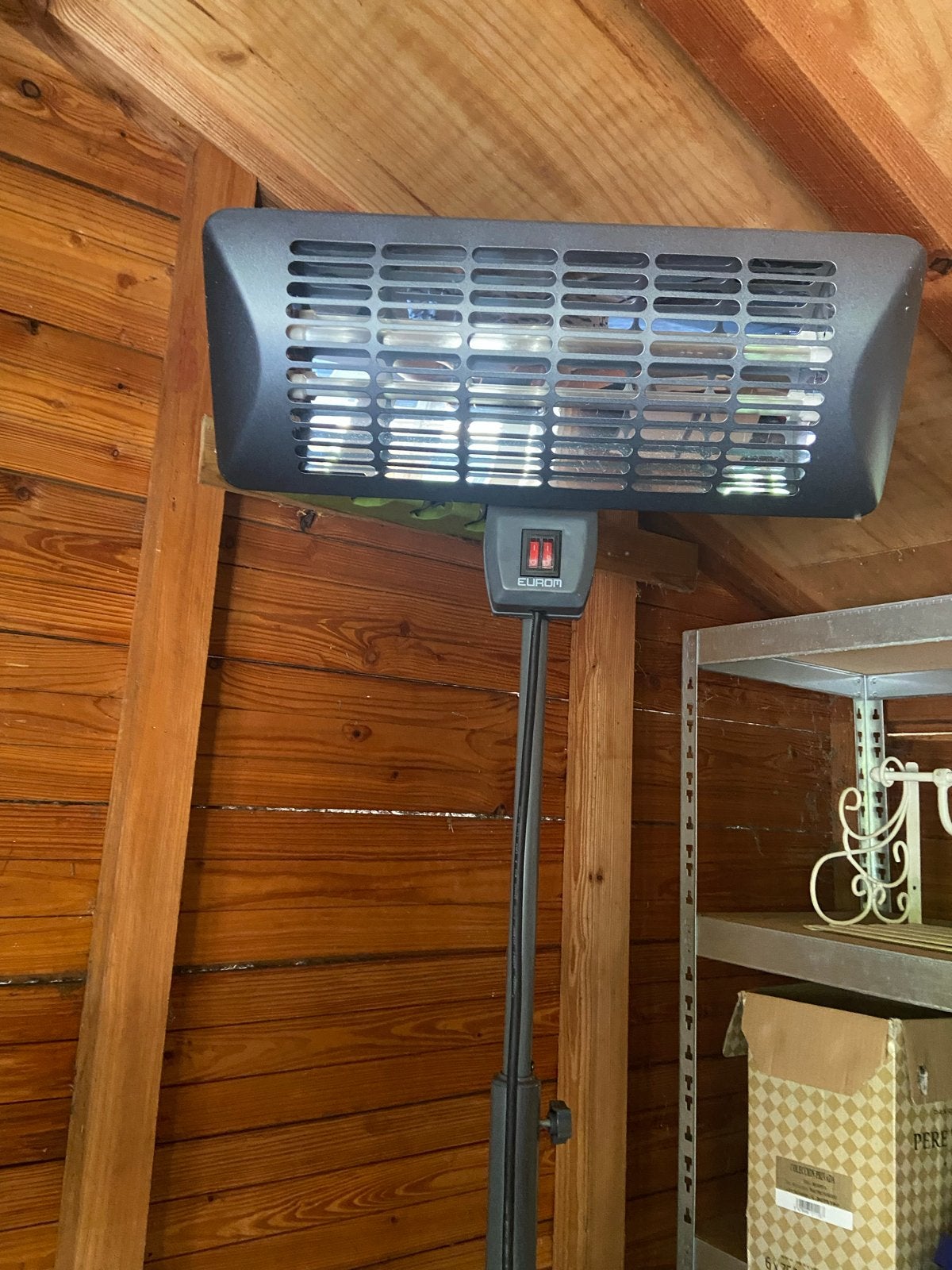Eurom Q-Time 2000S Terrasverwarmer - Zo goed als nieuw, Vloer, Zo goed als nieuw, Waterbestendig, Ophalen