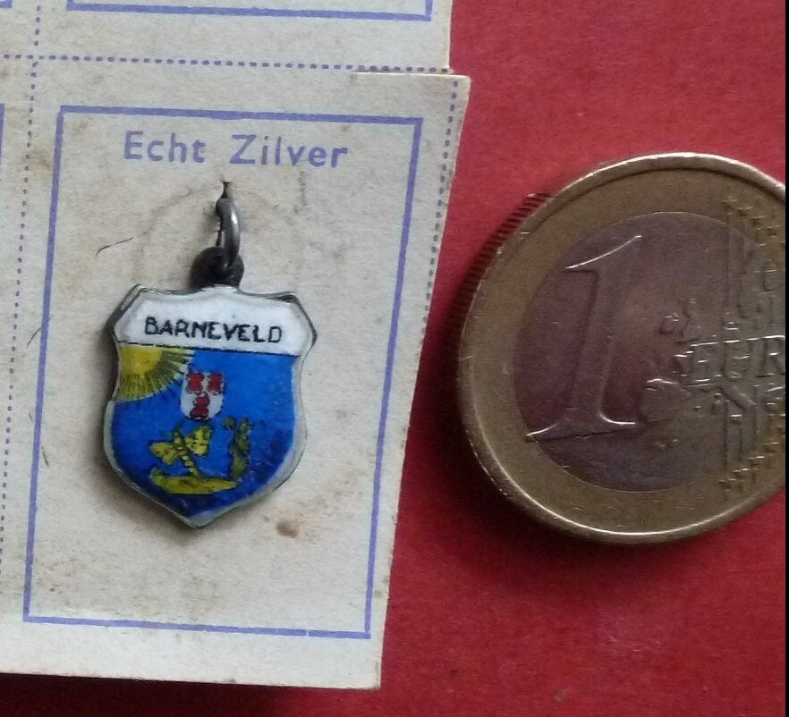zilveren hangertje BARNEVELD, Ophalen of Verzenden, Zo goed als nieuw, Zilver, Zilver
