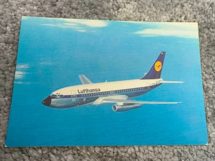 Kaart Boeing B 737 City Jet (37), Ophalen of Verzenden, 1980 tot heden, Ongelopen, Voertuig