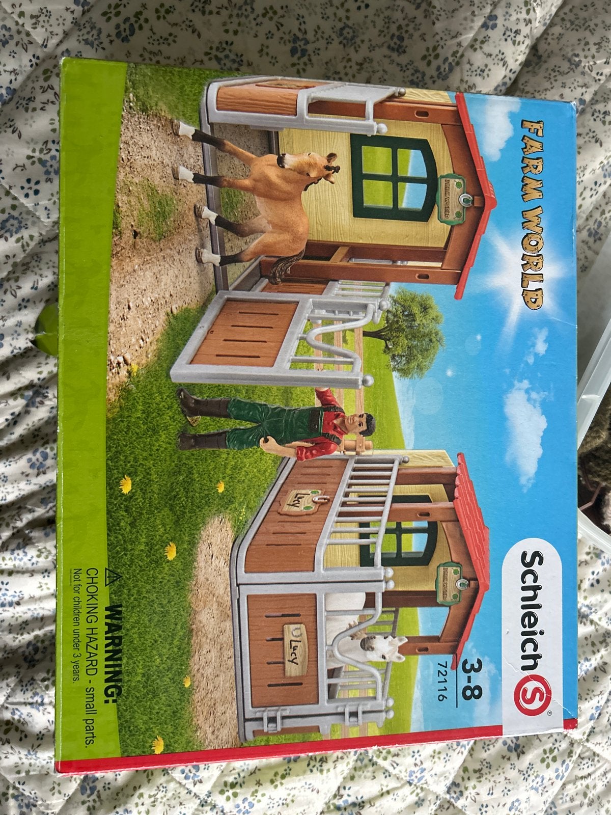 Schleich Farm World Paardenstal Speelset 72116, Ophalen of Verzenden, Zo goed als nieuw, Jongen of Meisje
