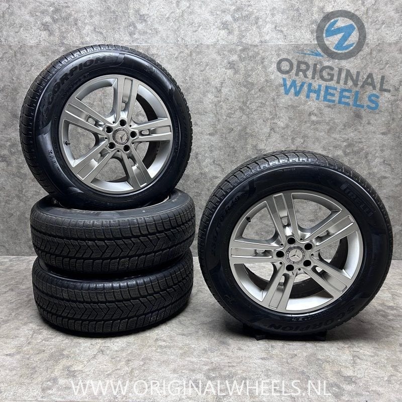 18 inch originele velgen + winterbanden Mercedes ML | GLE