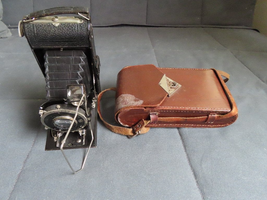 Rodenstock Munchener klap camera, Ophalen of Verzenden, Gebruikt, Compact, Overige Merken