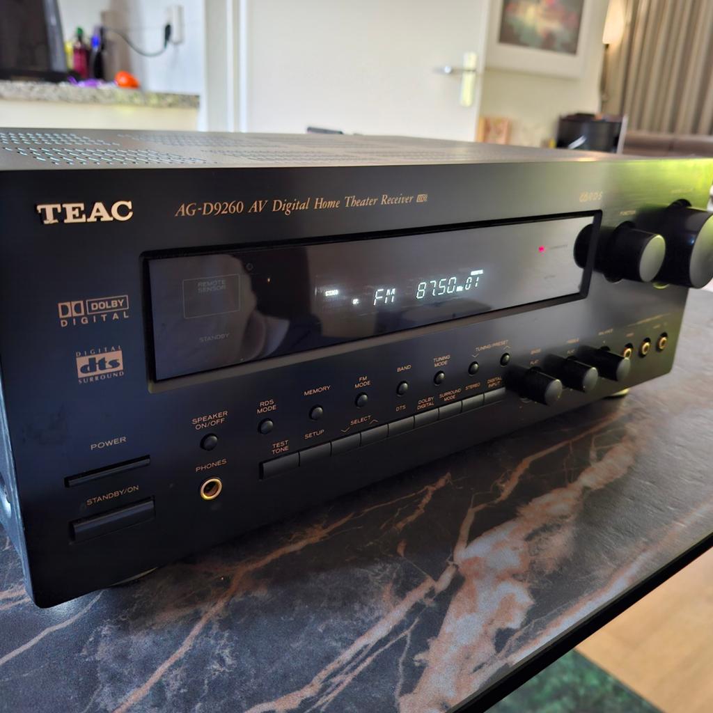 TEAC AG-D9260 AV Digital Home Theater Receiver, Audio, Tv en Foto, Versterkers en Receivers, Zo goed als nieuw, 120 watt of meer