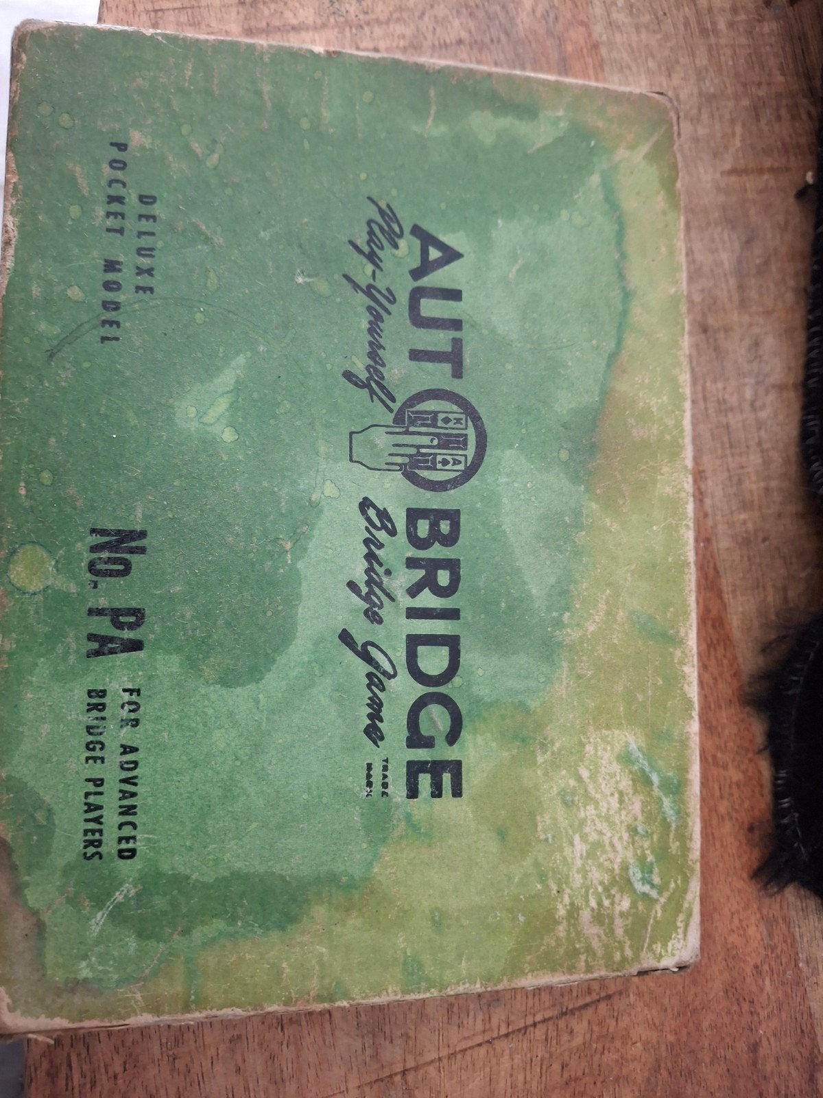 Vintage Autobridge Bridge Game - Pocket Model, Hobby en Vrije tijd, Gezelschapsspellen | Kaartspellen, Ophalen of Verzenden, Gebruikt
