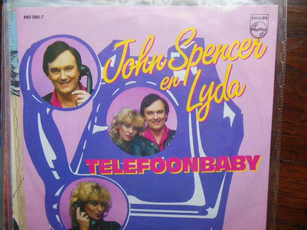 single john spencer 45rpm telefoonbaby vinyl record 7inch, Gebruikt, 7 inch, Ophalen of Verzenden, Overige typen