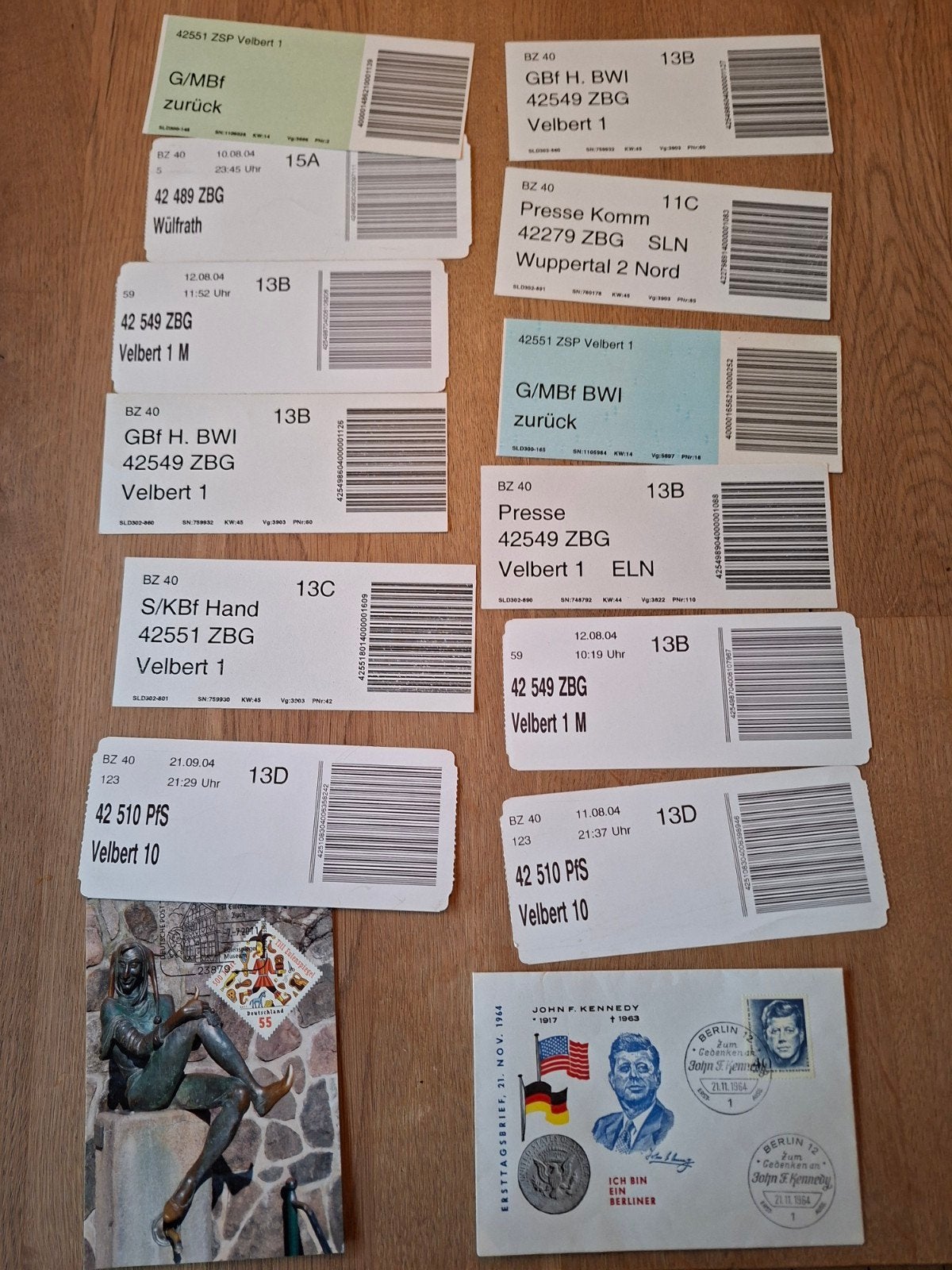 Collectie oude kaartjes en poststukken, Verzamelen, Tijdschriften, Kranten en Knipsels, Ophalen of Verzenden, 1980 tot heden, Nederland