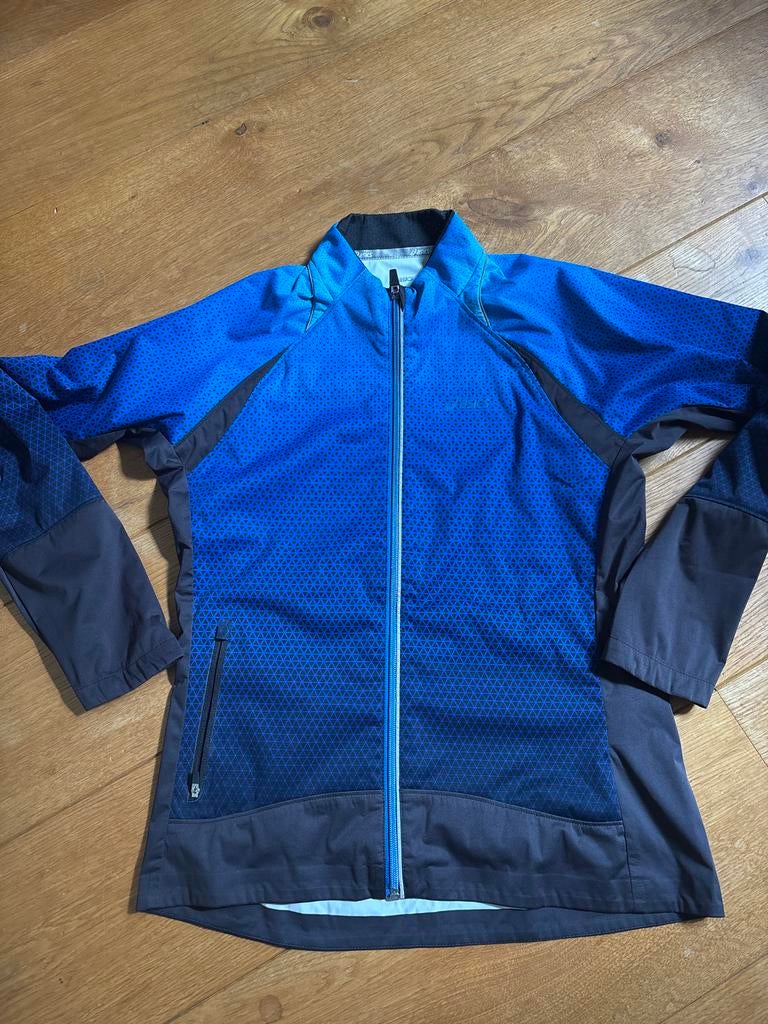 Asics Hardloopjack Maat M - Zo goed als nieuw, Kleding | Dames, Sportkleding, Maat 38/40 (M), Blauw, Ophalen of Verzenden, Zo goed als nieuw