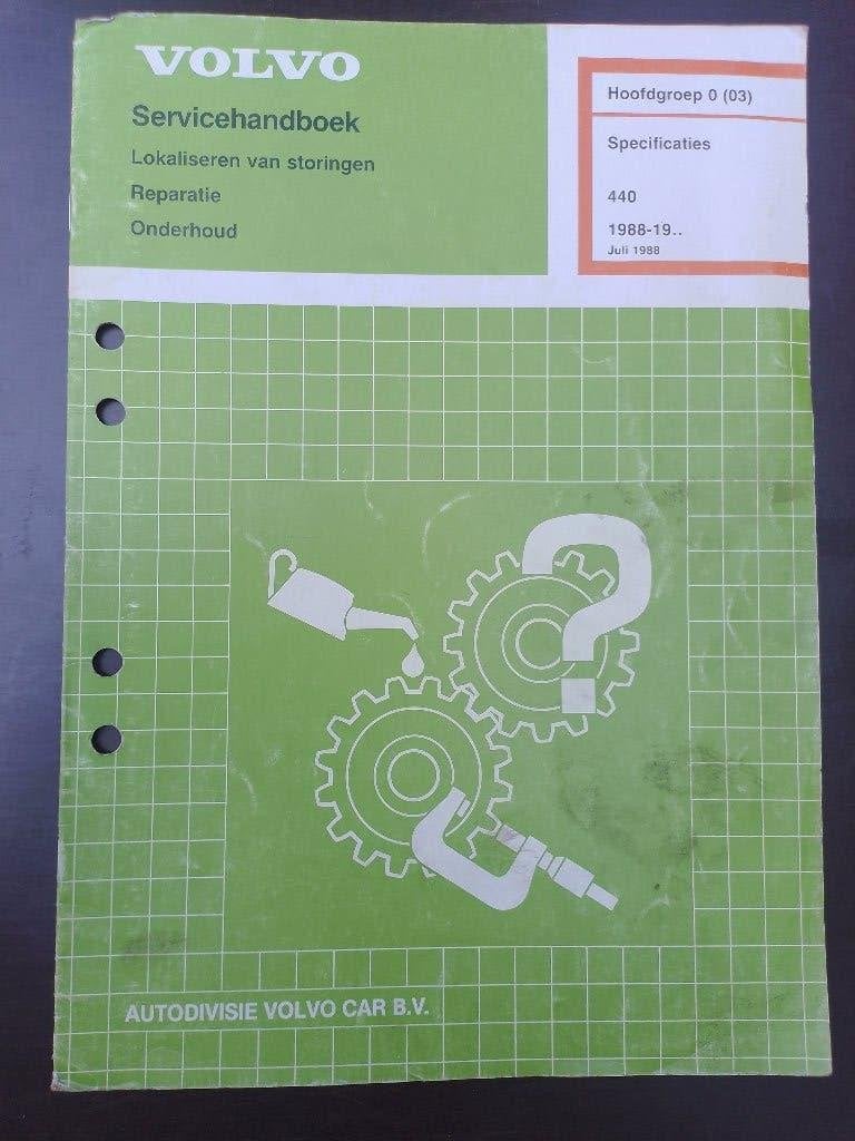 Volvo 440 dealer werkplaatsboek Specificaties, Ophalen of Verzenden, Gelezen, Volvo