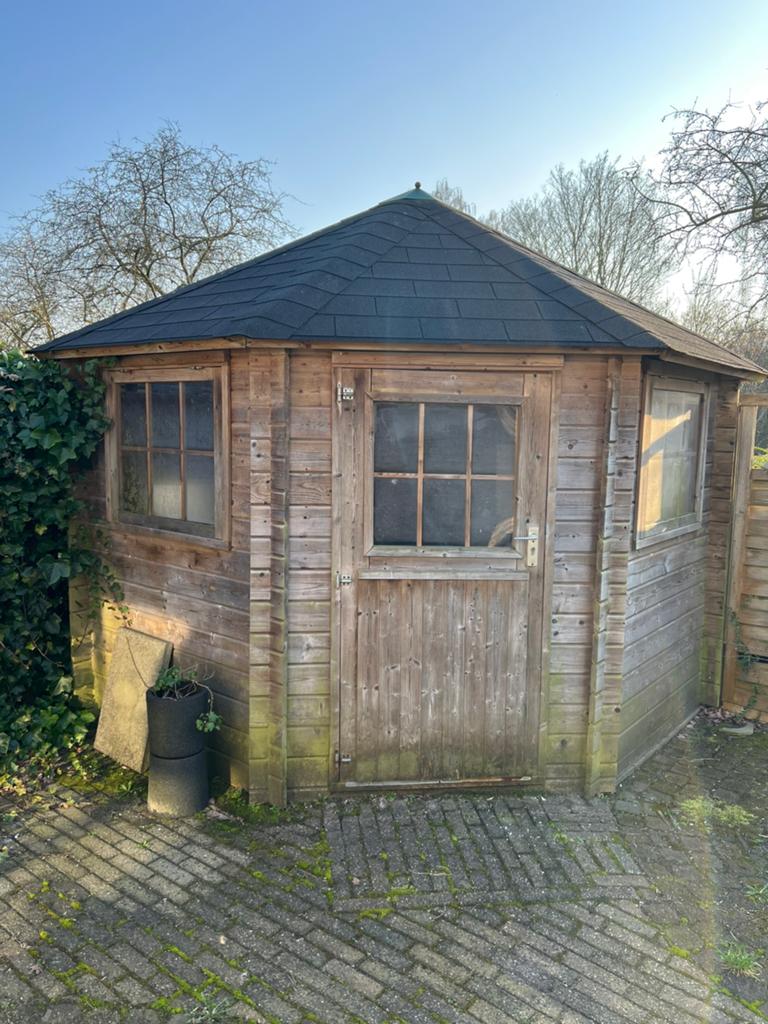 Tuinhuis 5 hoekig, Tuin en Terras, Tuinhuizen, Ophalen, Zo goed als nieuw, 250 tot 500 cm