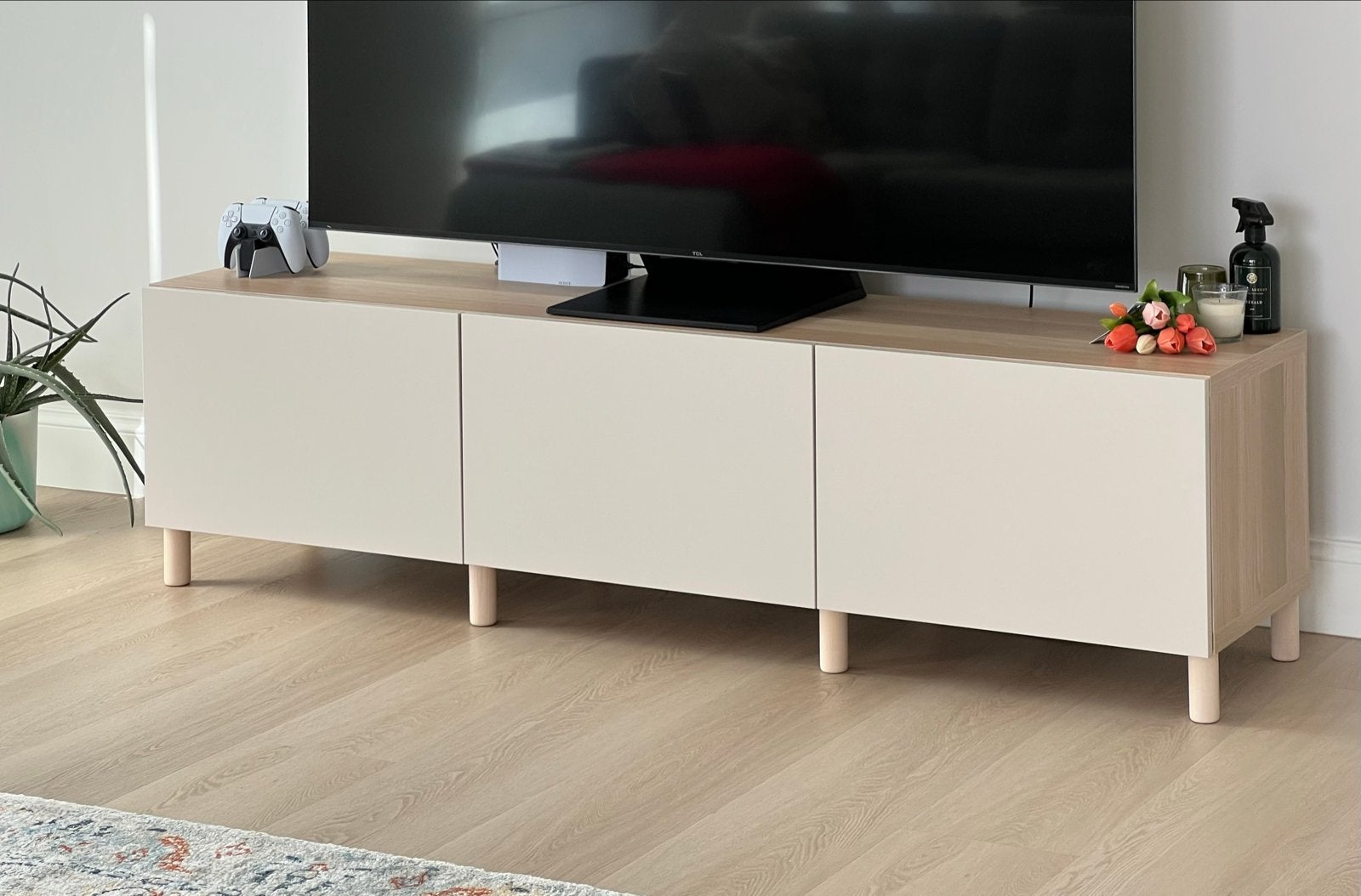 IKEA BESTÅ TV stand - Stijlvol TV-meubel met opbergruimte, Ophalen, 100 tot 150 cm, Zo goed als nieuw, 150 tot 200 cm