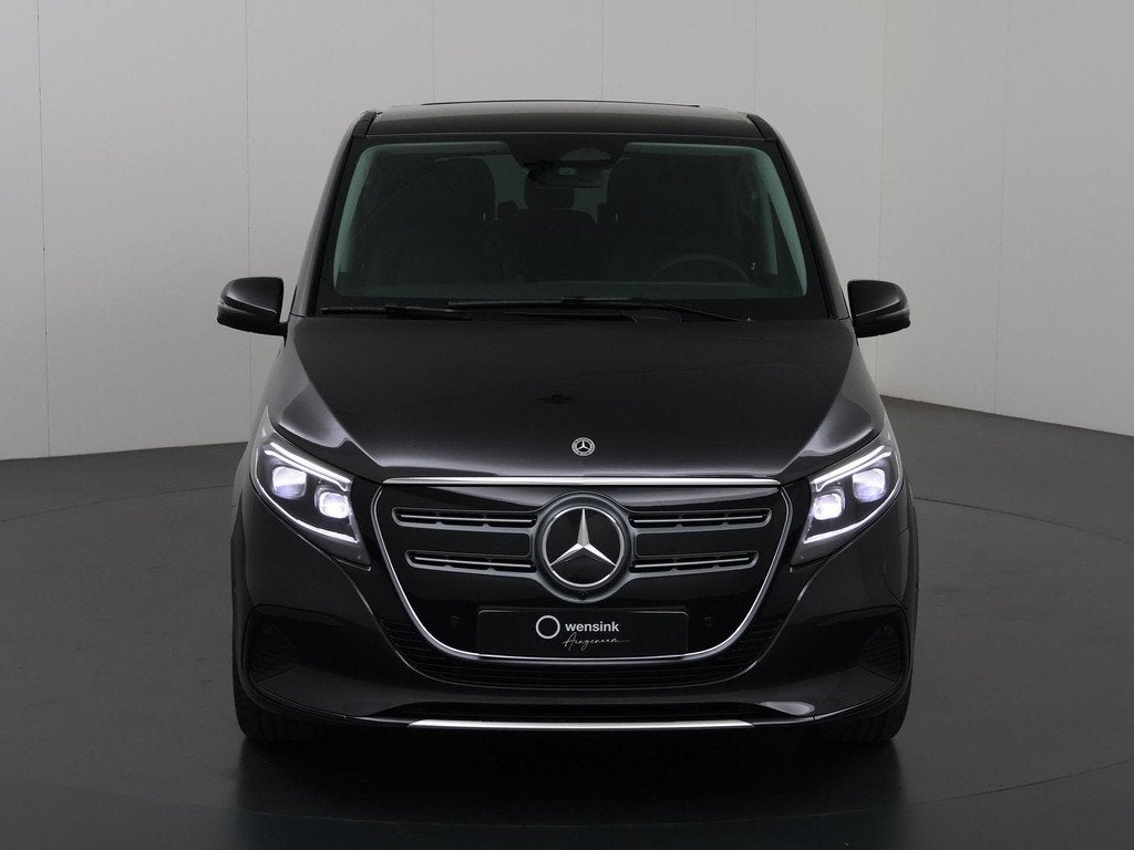 Mercedes-Benz EQV 300 L2 Avantgarde 90 kWh | Panoramadak | B, Auto's, Stof, Zwart, 365 km, 7 stoelen