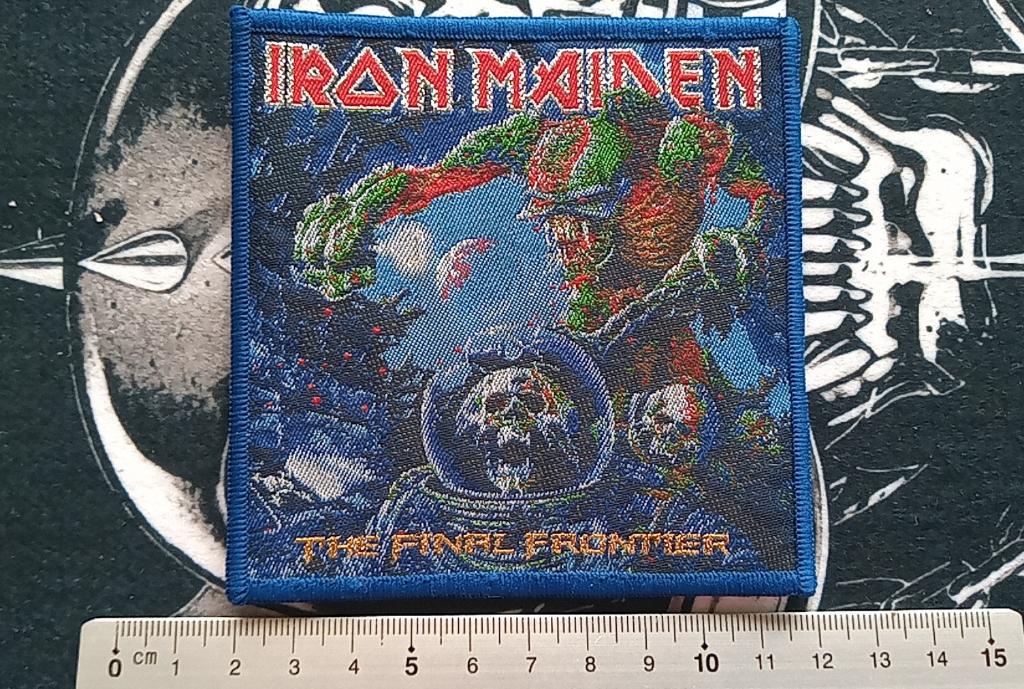 Iron Maiden zeer mooie  final frontier ltd edition patch 324, Verzenden, Nieuw, Kleding