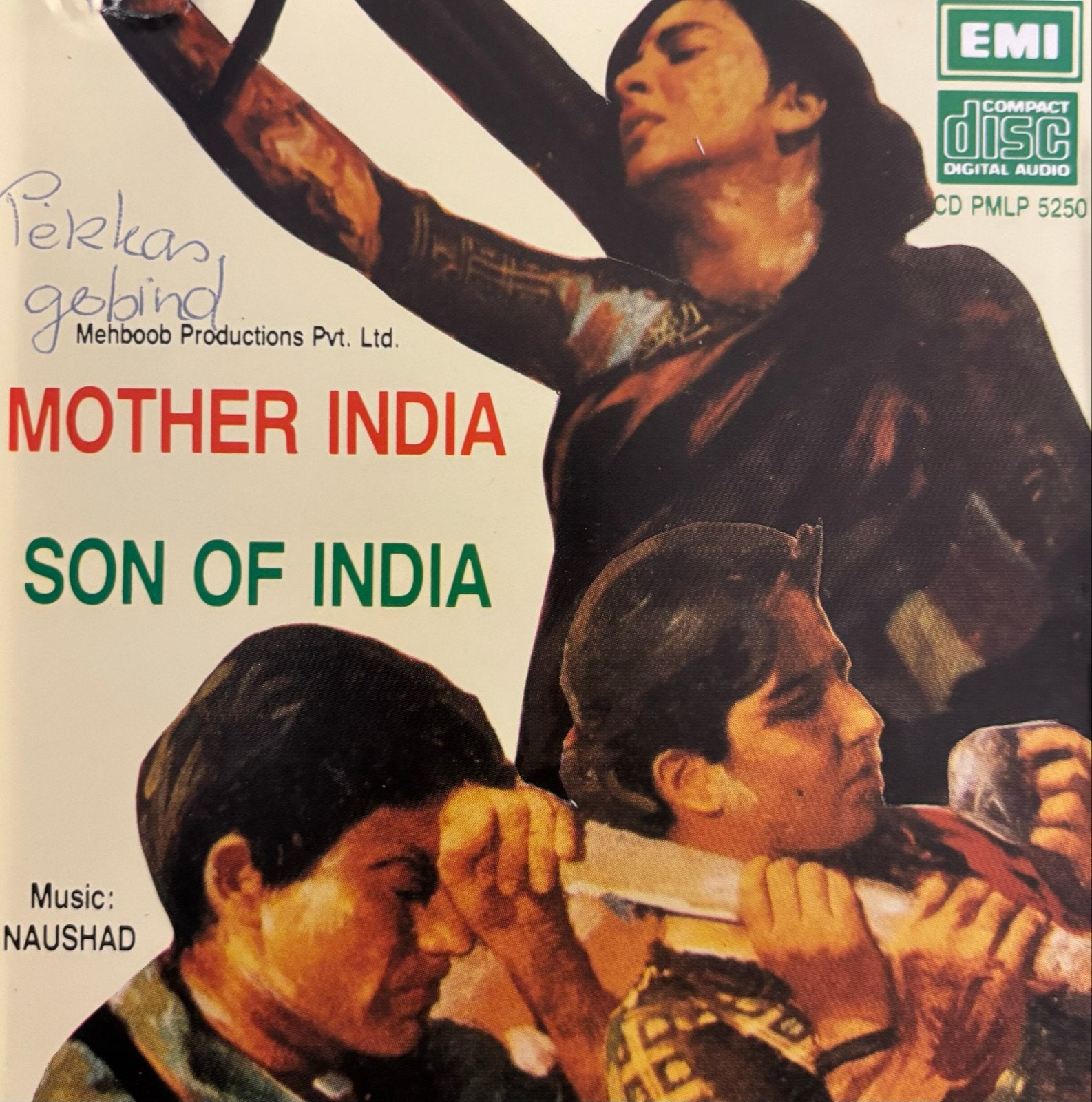 Mother India / Son of India Soundtrack CD - Bollywood Klassi, Verzenden, Gebruikt, Soundtrack, Import