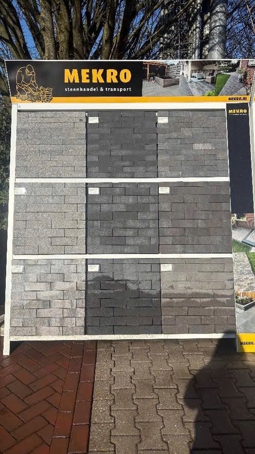 Geoklinker plus WF 20x5x6 milano zonder facet, Nieuw, Ophalen of Verzenden, 10 m² of meer, Beton