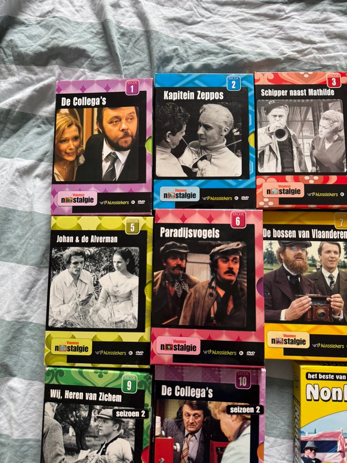Vlaamse nostalgie DVD boxen - De Collega's, Kapitein Zeppos, Cd's en Dvd's, Verzenden, Gebruikt