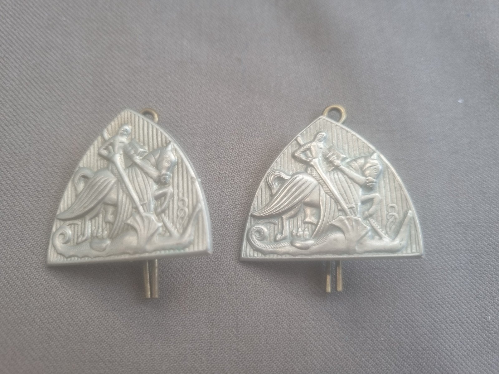 schouderemblemen Cavalerie, Ophalen of Verzenden, Landmacht, Nederland, Embleem of Badge