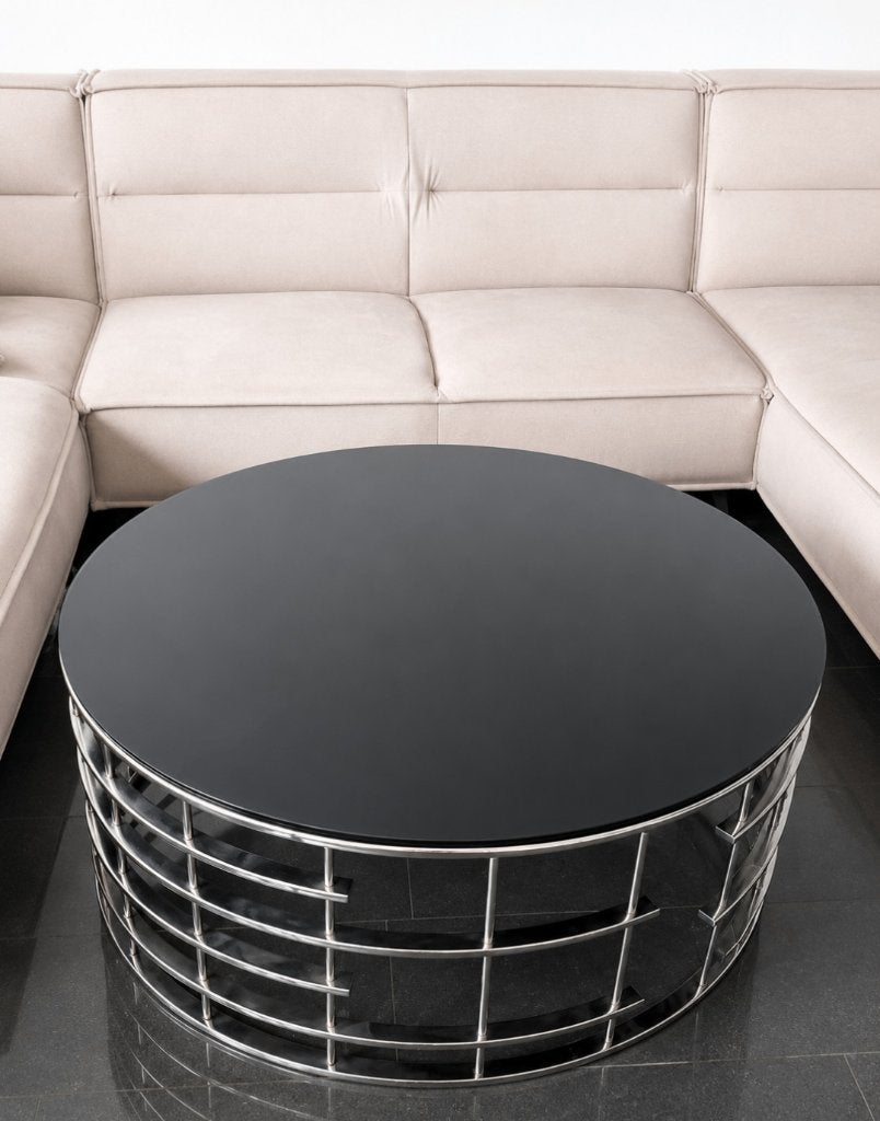 Salontafel, Ophalen, Gebruikt, 100 tot 150 cm, Rond
