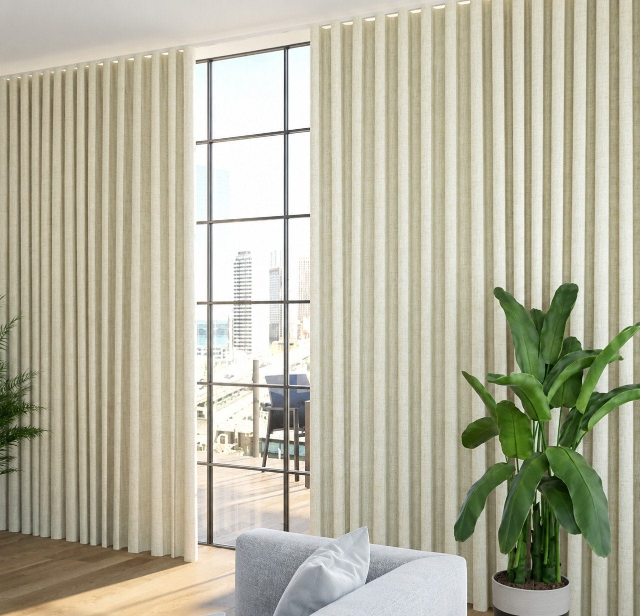 nieuwe gordijnen, Huis en Inrichting, Stoffering | Gordijnen en Lamellen, Nieuw, Ophalen of Verzenden, Zonwerend, Gordijn
