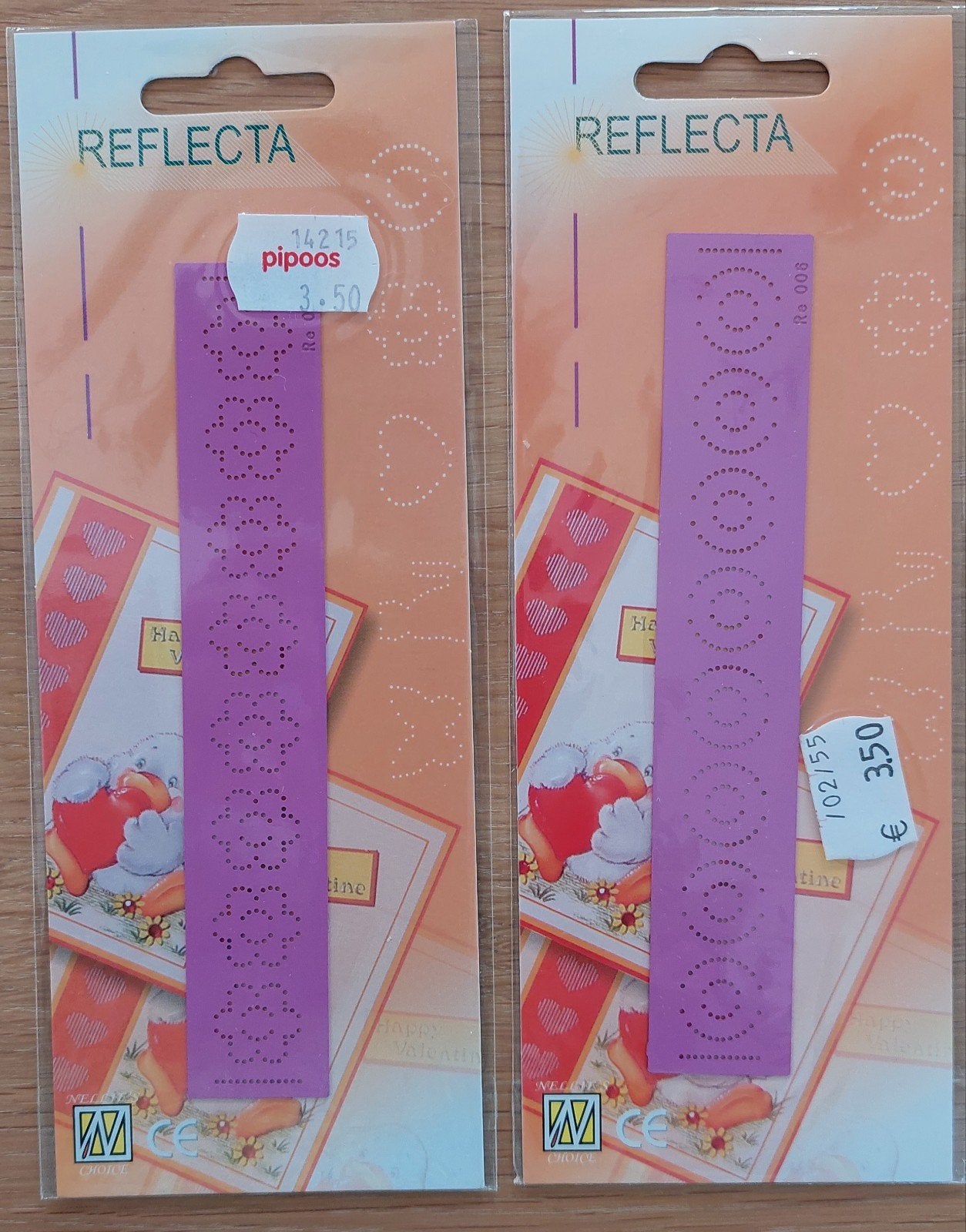 2 Reflecta mallen (Nellie Snellen), Ophalen of Verzenden, Zo goed als nieuw, Frame of Mal
