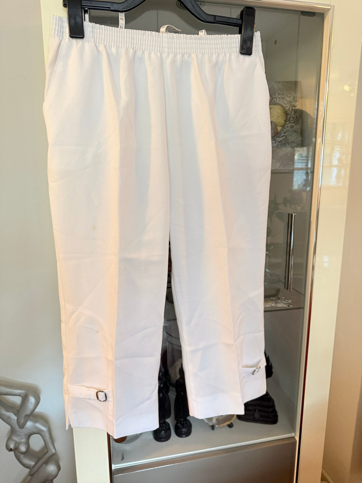 Witte Driekwart Broek Maat 44, Wit, Maat 42/44 (L), Ophalen of Verzenden, Driekwart