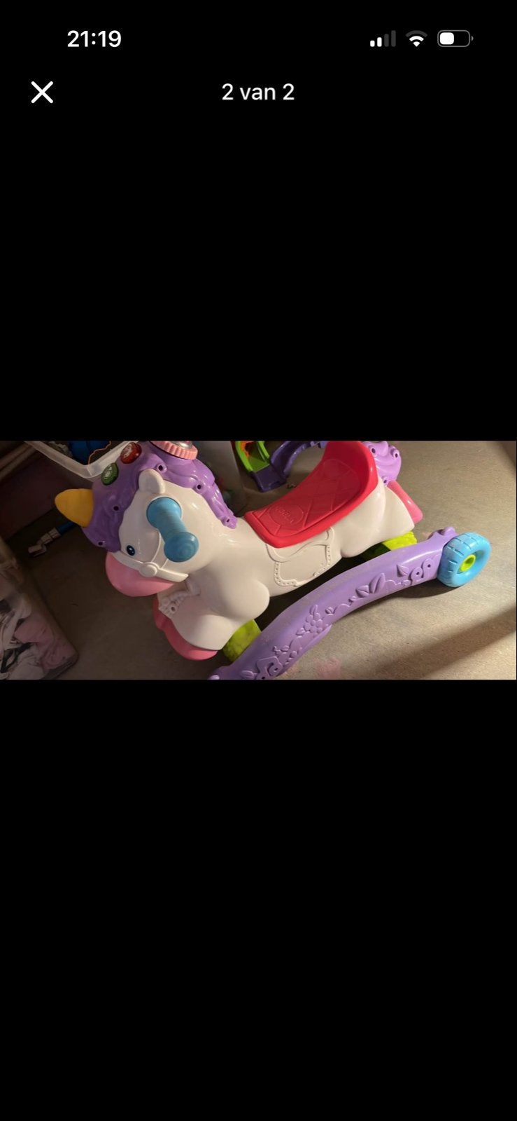 Vtech Hobbel/Rij Eenhoorn met Geluid en Muziek, Ophalen, Gebruikt, Overige typen, Met geluid