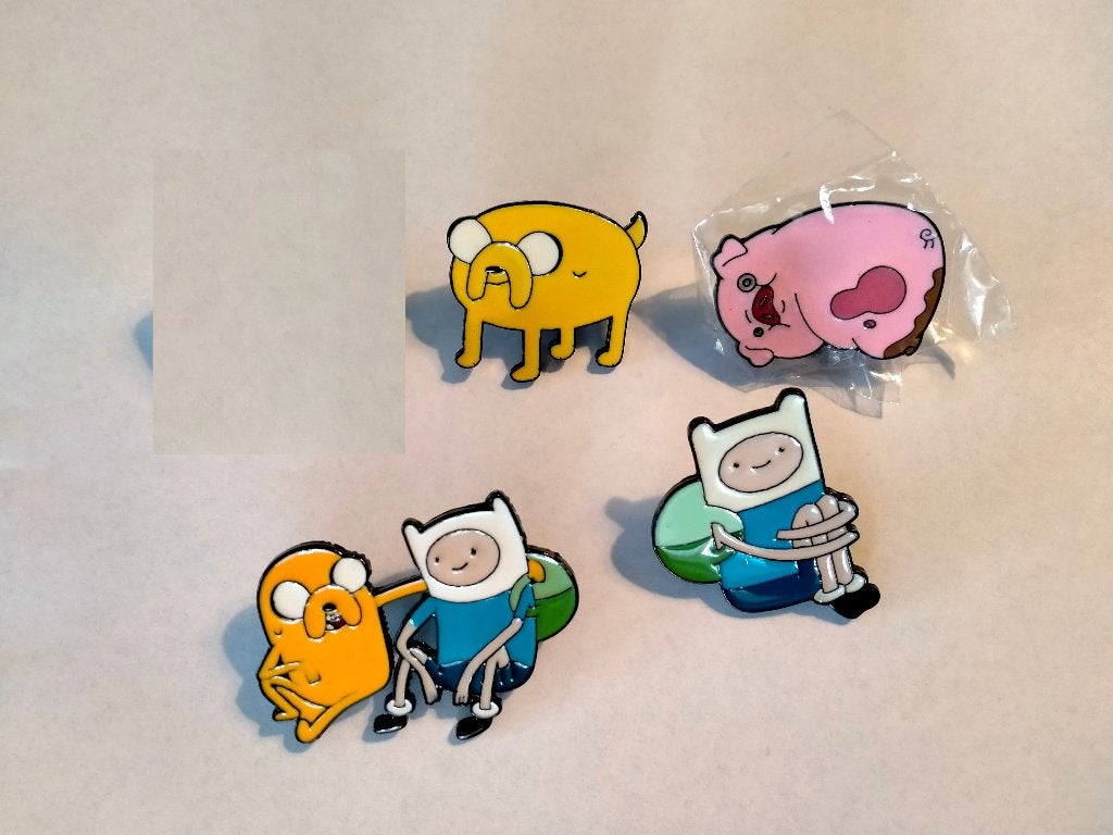 Finn and Jake Adventure Time game tv tekenfilm pins figuren, Verzenden, Zo goed als nieuw, Overige onderwerpen