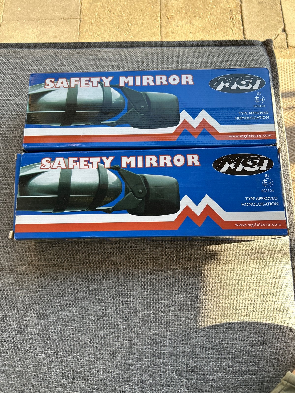 Caravan spiegels MGI Safety Mirror, Ophalen of Verzenden, Gebruikt, Universele onderdelen