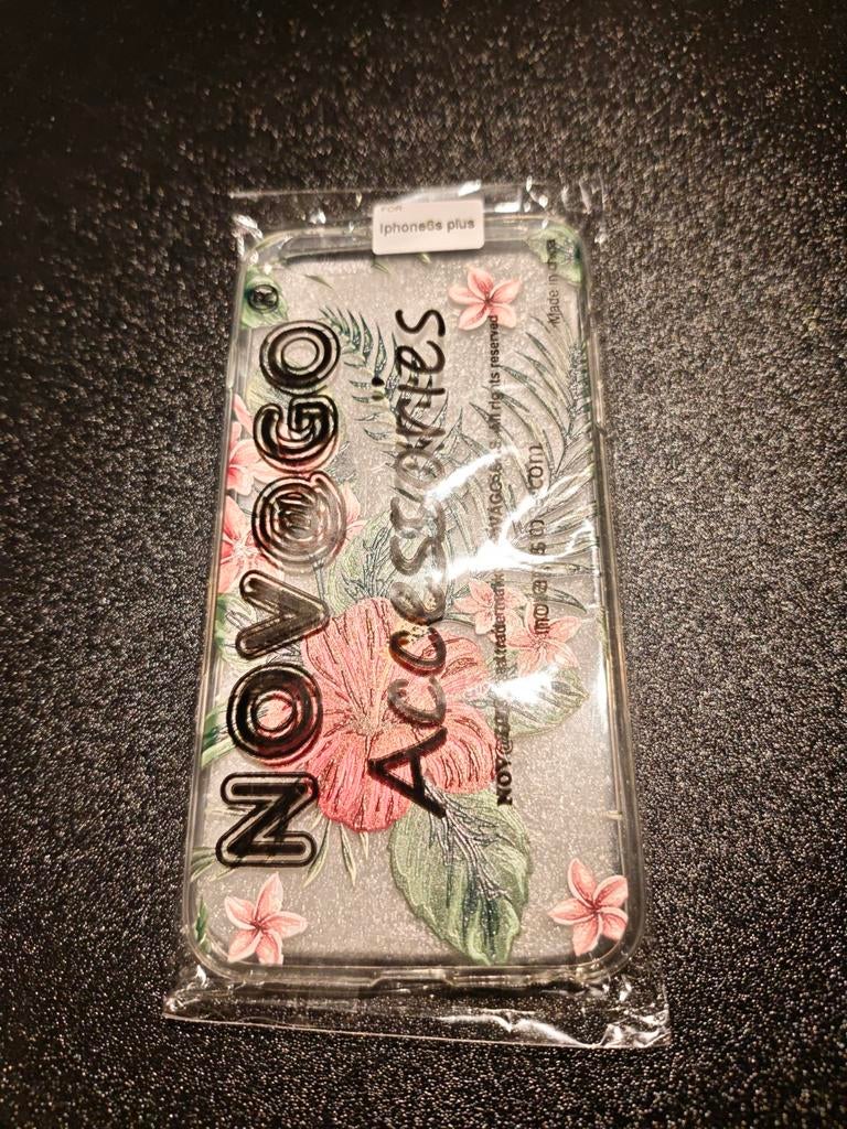 Transparant iPhone 6 Plus hoesje met bloemenprint, Telecommunicatie, Mobiele telefoons | Hoesjes en Frontjes | Apple iPhone, IPhone 6 Plus