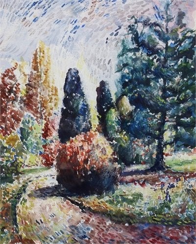 Kralingse Bos, Ophalen, Overige stijlen, Achter glas, Landschap