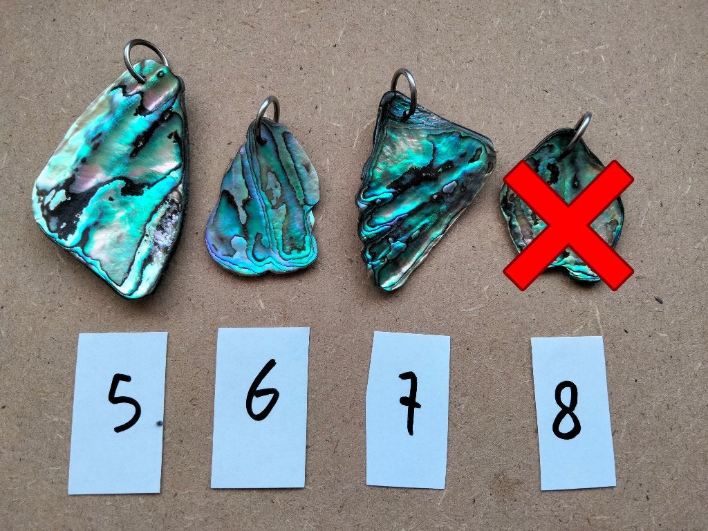 abalone hangers deel 2, Ophalen, Overige kleuren, Overige materialen
