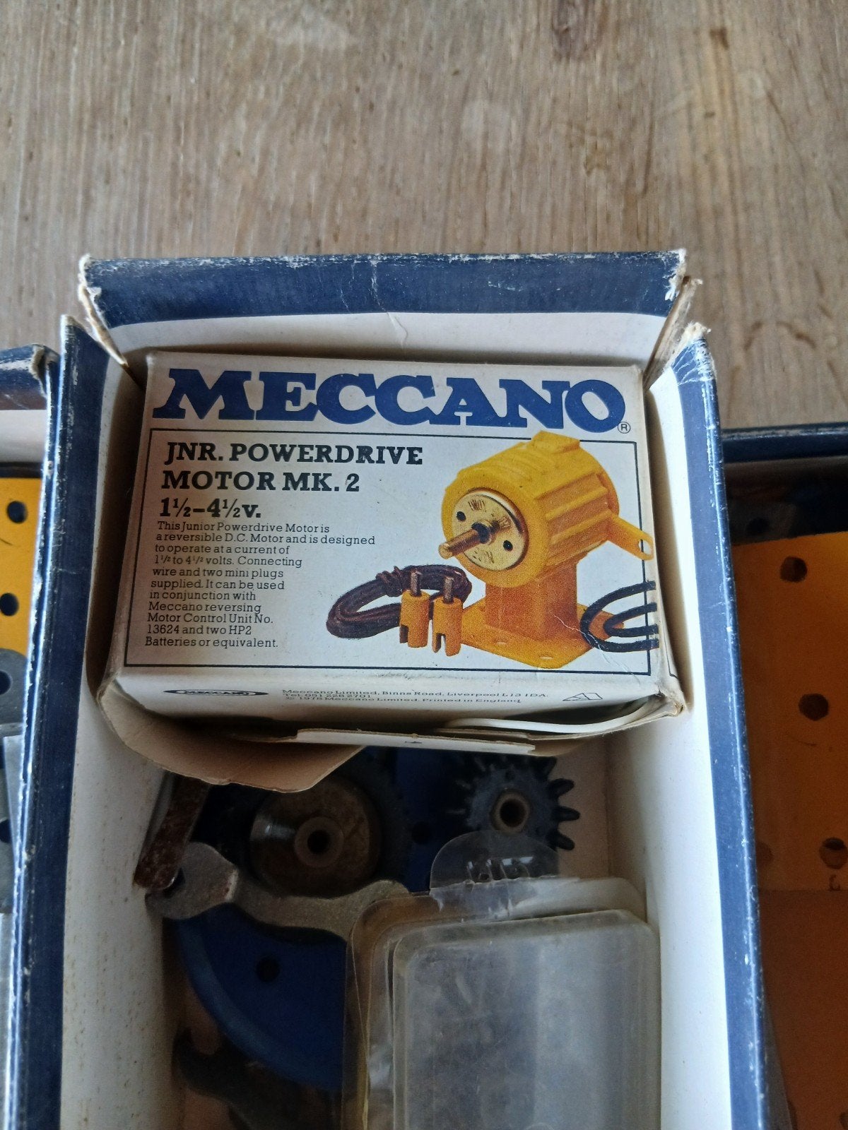 Meccano grote hoeveelheid met motor, Ophalen