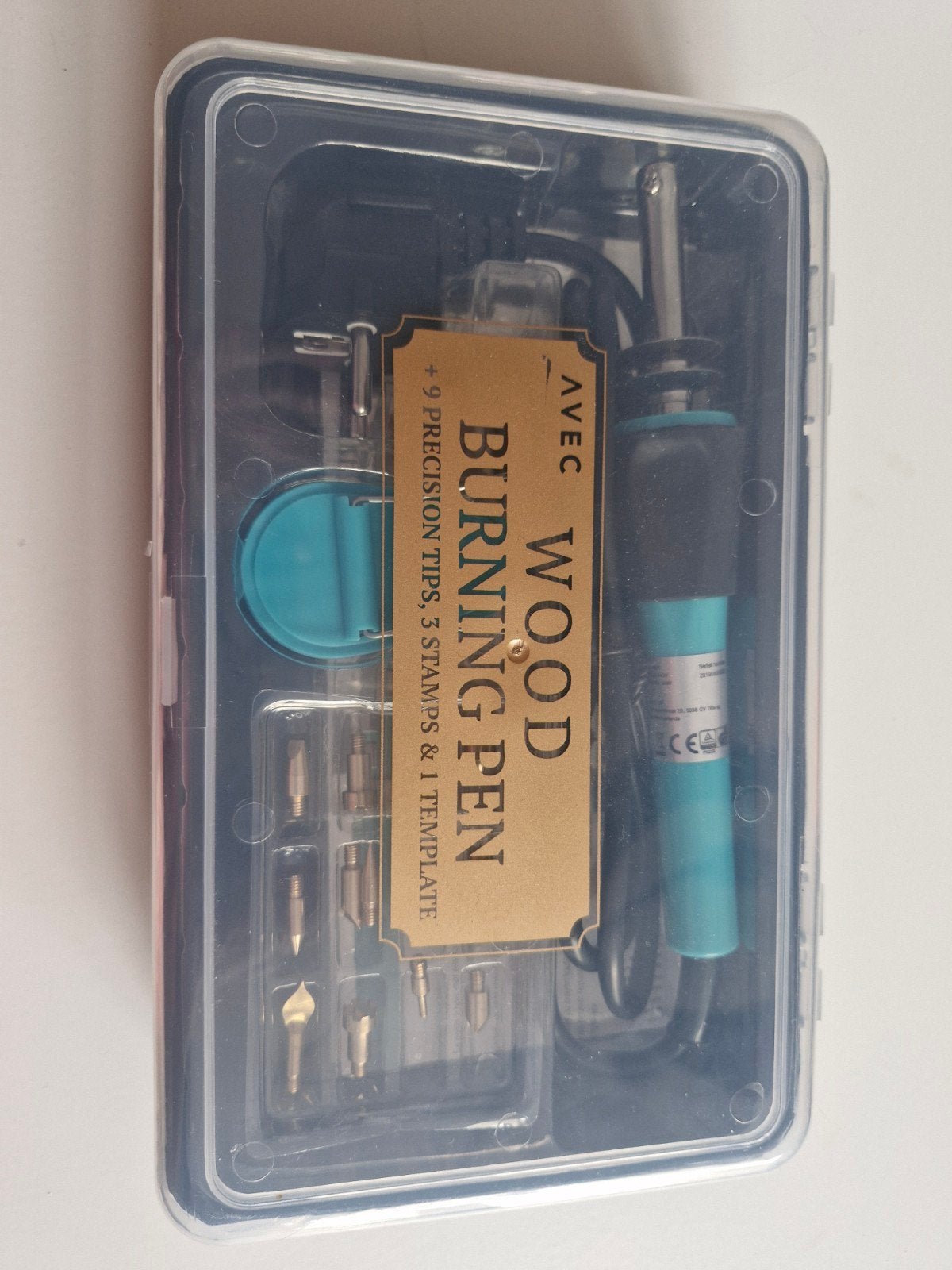 Nieuwe Wood Burning Pen - Pyrografie Set met 9 Tips, Gereedschap of Toebehoren, Nieuw, Meerkleurig, Elektrisch