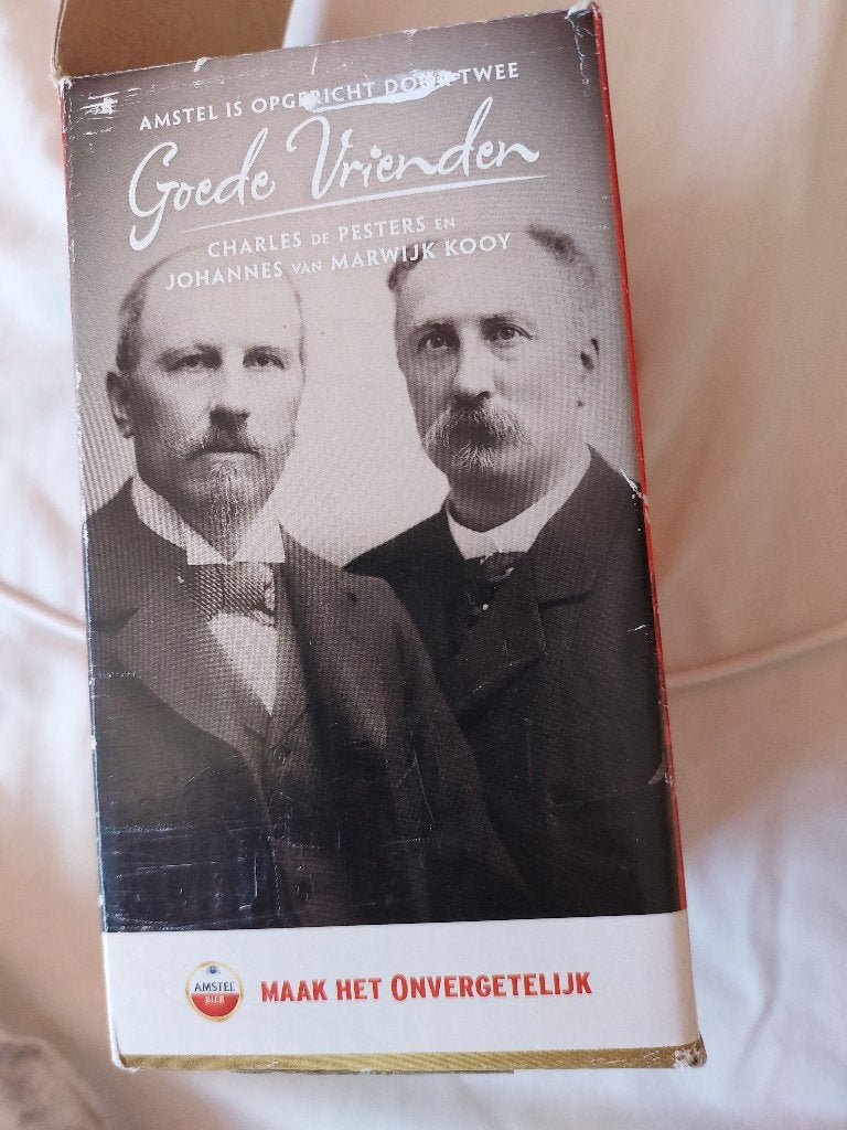 Amstel oprichtersvaasjes goede vrienden, Ophalen of Verzenden, Amstel