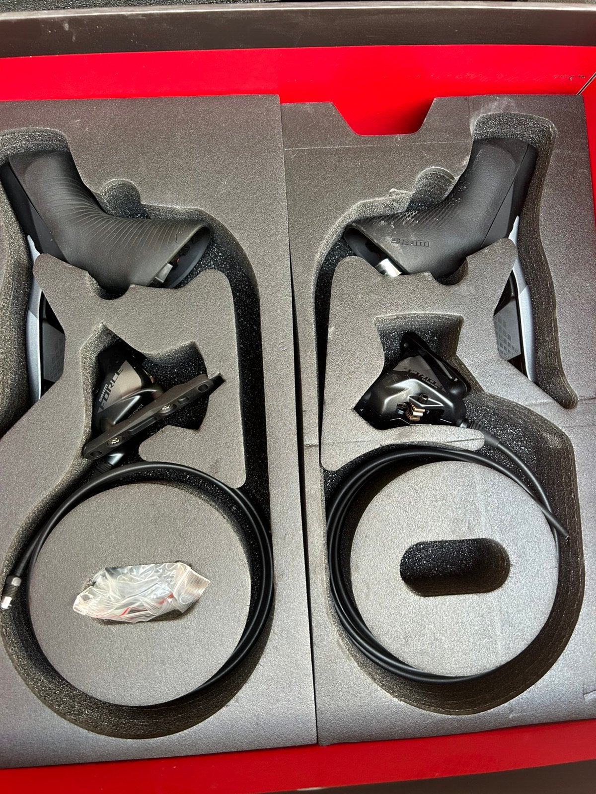 Sram Force AXS 12 speed groepset., Ophalen of Verzenden, Zo goed als nieuw, Carbon