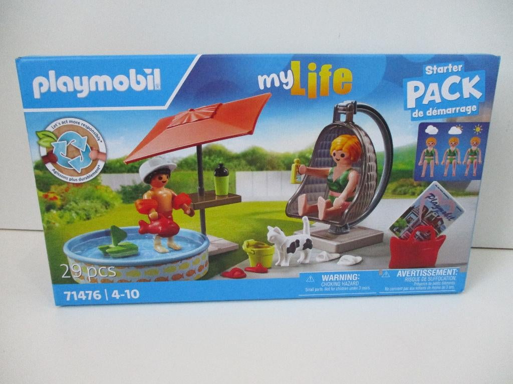 playmobil My life tuinset, Ophalen of Verzenden, Nieuw, Complete set